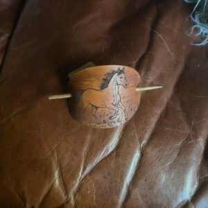 Tan Horse Hair Pin